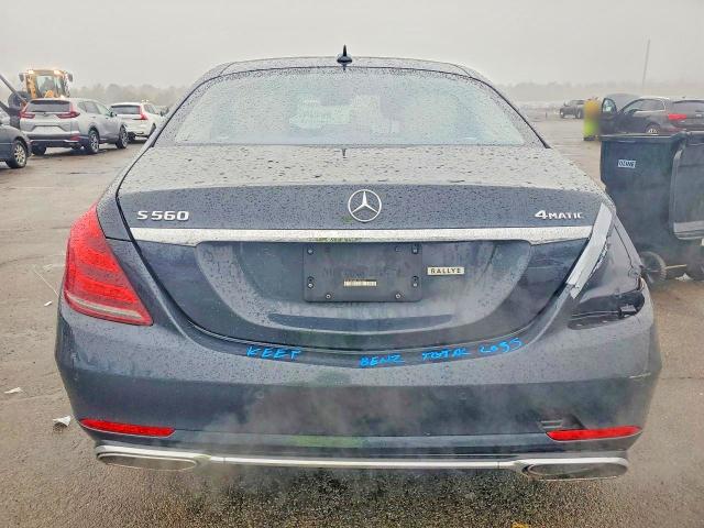 2020 Mercedes-benz S-klasse VIN W1KUG8GB0LA563606 COPART salvage auction — REAR END, Ny - Mv907A-Parts Only, sold $18,600 on 2026-07-08 (photo 6)