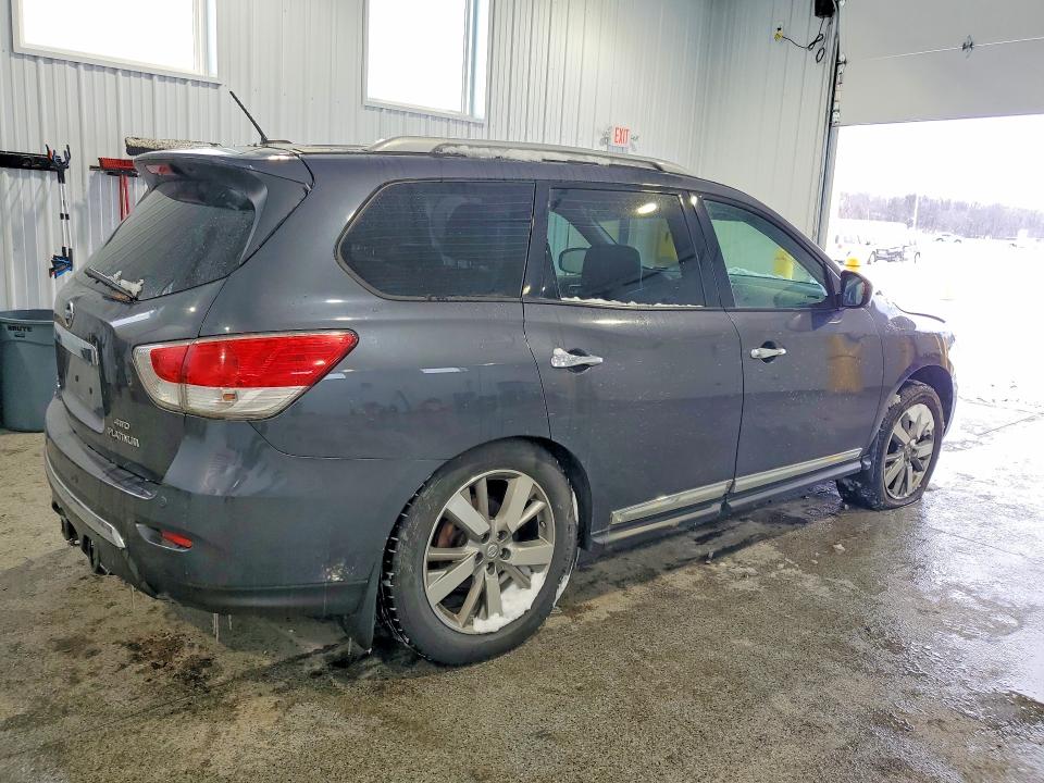 2013 Nissan Pathfinder VIN 5N1AR2MM4DC662067 COPART salvage auction — MINOR DENT/SCRATCHES, Oh - Certificate Of Title, sold $825 on 2026-07-09 (photo 3)