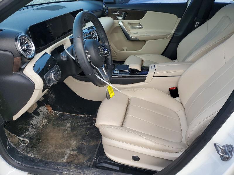 2019 Mercedes-benz A-klasse VIN WDD3G4FB0KW010882 COPART salvage auction — FRONT END, Wv - Salvage Certificate, sold $4,050 on 2026-07-24 (photo 7)