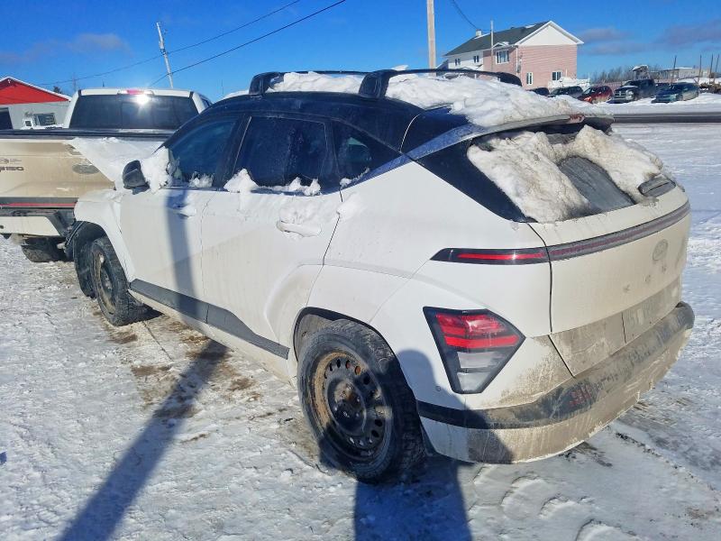 2025 Hyundai Kona VIN KM8HE3A67SU019905 COPART salvage auction — FRONT END, Qc - Gravement Accidente, sold $3,450 on 2026-07-07 (photo 2)