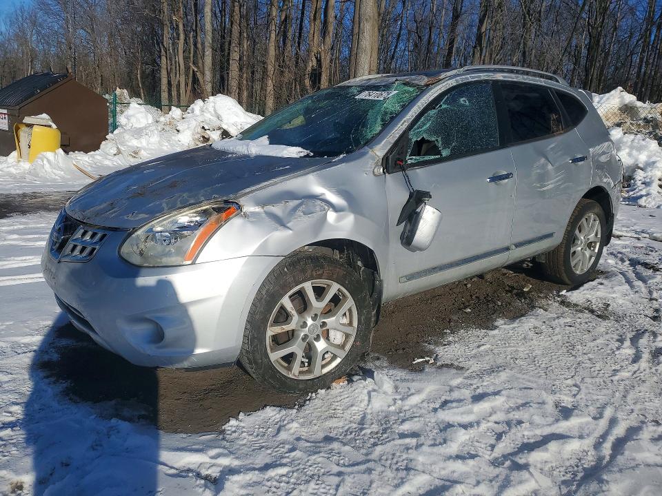 2012 Nissan Rogue VIN JN8AS5MV1CW411933 COPART salvage auction — ROLLOVER, Ct - Cert Of Title-Salvage, sold $475 on 2026-07-23 (photo 1)