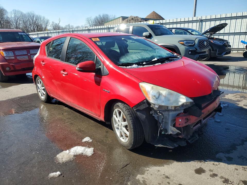 2012 Toyota Prius VIN JTDKDTB32C1016611 COPART salvage auction — FRONT END, Pa - Certificate Of Salvage, sold $550 on 2026-07-02 (photo 4)