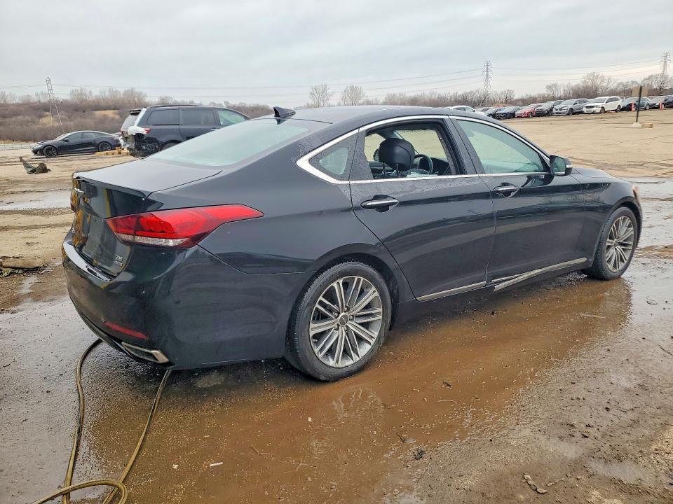 2019 Genesis G80 VIN KMTFN4JE2KU313108 COPART salvage auction — VANDALISM, Il - Salvage Certificate, sold $15,000 on 2026-07-08 (photo 3)