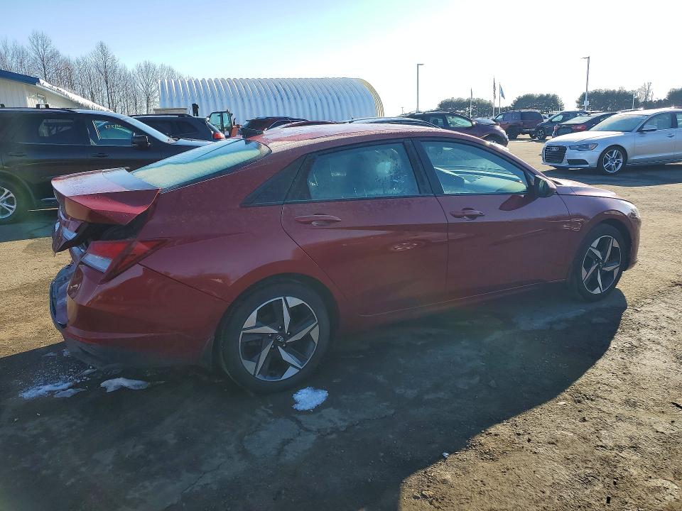 2023 Hyundai Elantra VIN KMHLS4AG8PU596662 COPART salvage auction — REAR END, Salvage Title, sold $5,400 on 2026-07-16 (photo 3)