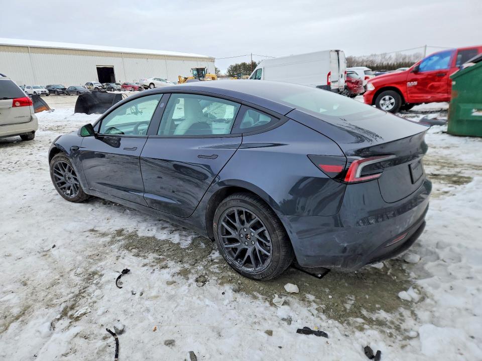 2026 Tesla Model 3 VIN 5YJ3E1EA5TF135308 COPART salvage auction — SIDE, Nj - Cert Of Title-Salvage, sold $18,200 on 2026-07-13 (photo 2)