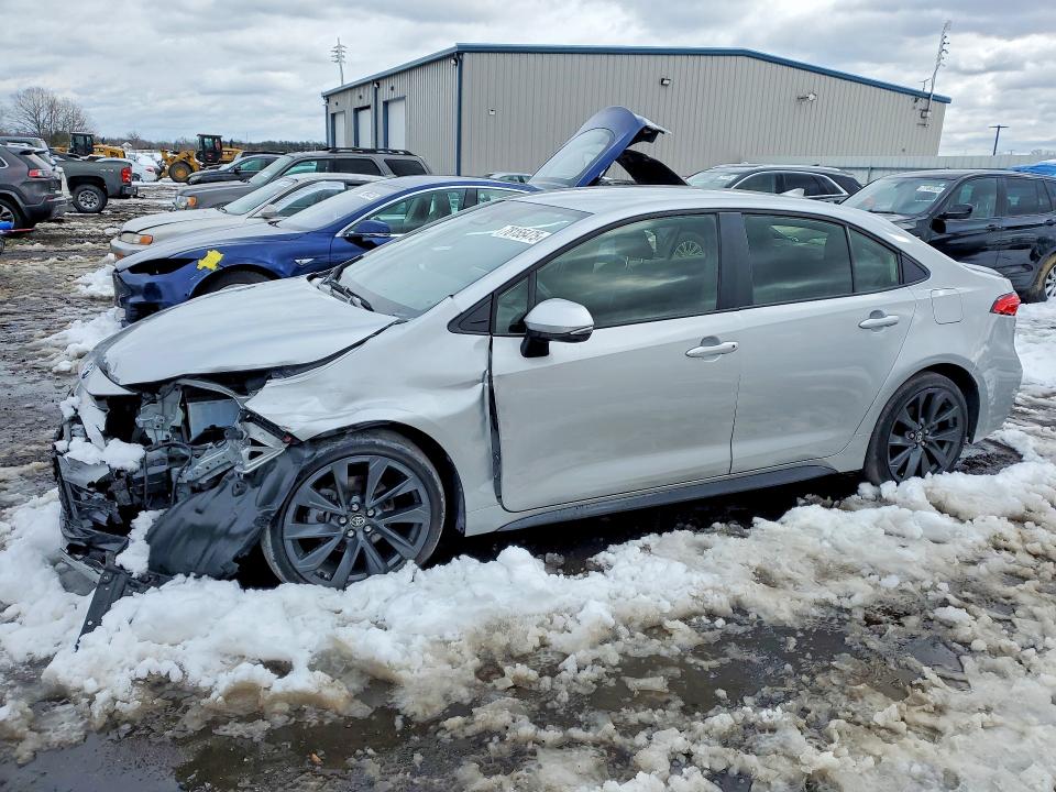 2024 Toyota Corolla VIN JTDBCMFE1R3031196 COPART salvage auction — FRONT END, Id - Salvage Certificate Of Title, sold $7,300 on 2026-07-10 (photo 1)