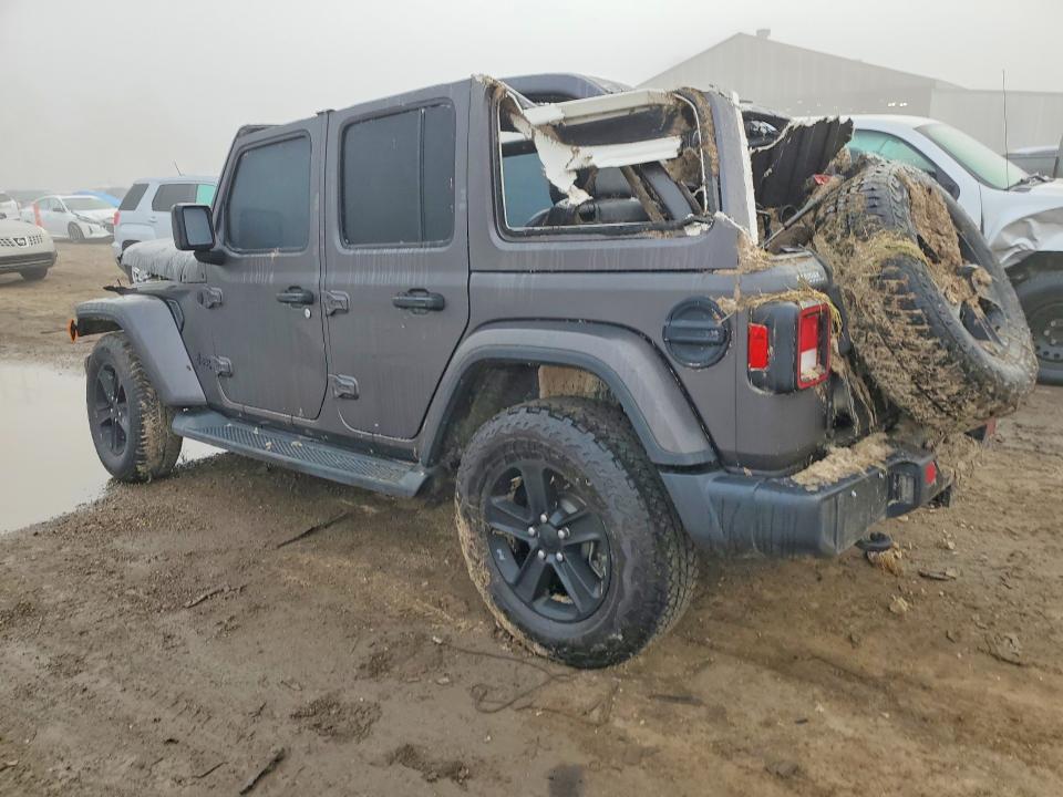 2021 Jeep Wrangler / VIN 1C4HJXEG4MW507663 COPART salvage auction — REAR END, La - Cert Of Title-Salvage, sold $3,950 on 2026-07-02 (photo 2)