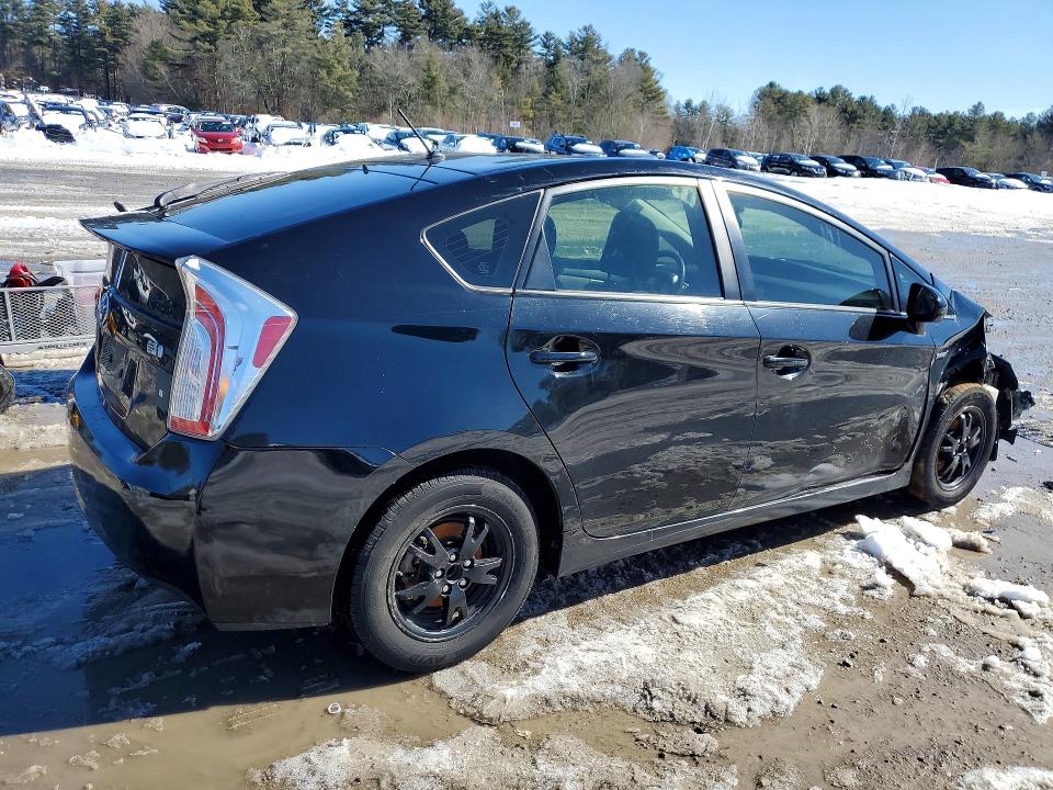 2013 Toyota Prius VIN JTDKN3DU3D5575369 COPART salvage auction — FRONT END, Ma - Cert Of Title-Parts Only Salva, sold $1,150 on 2026-07-02 (photo 3)