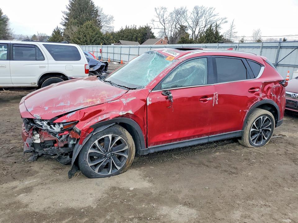 2023 Mazda Cx-5 VIN JM3KFBDM4P0232473 COPART salvage auction — ROLLOVER, Md - Cert Of Salvage > 75% Damage, sold $4,200 on 2026-07-06 (photo 1)