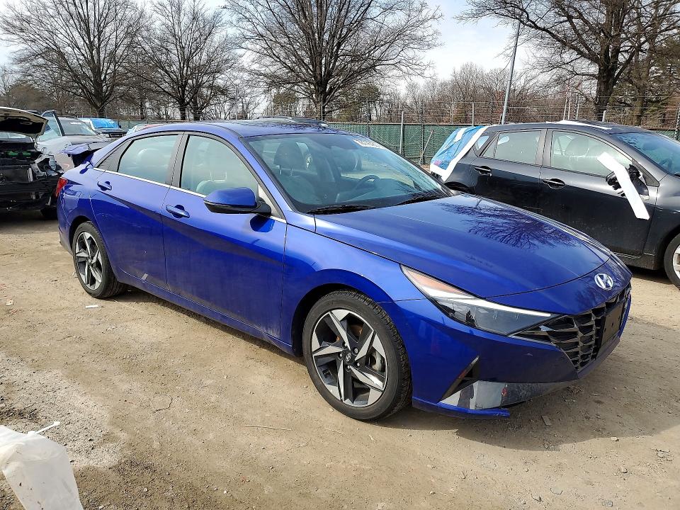 2023 Hyundai Elantra VIN KMHLP4AG8PU536611 COPART salvage auction — REAR END, Md - Cert Of Salvage > 75% Damage, sold $3,500 on 2026-07-14 (photo 4)