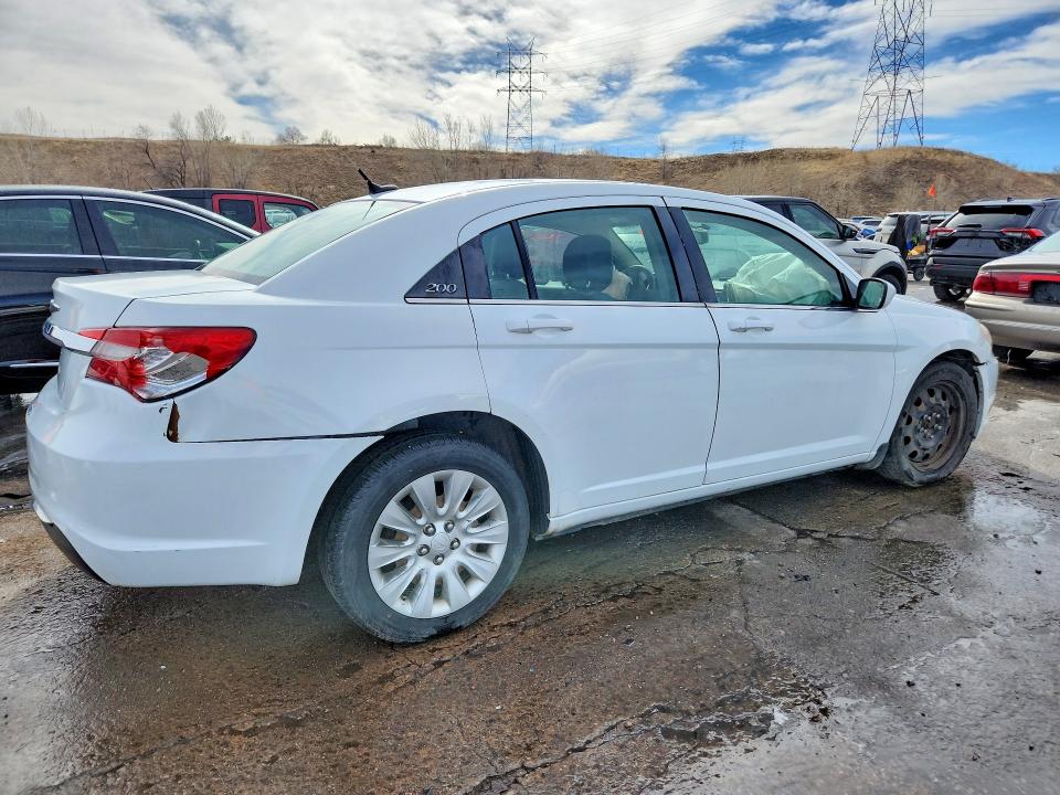 2013 Chrysler 200 VIN 1C3CCBAG2DN721896 COPART salvage auction — SIDE, Tx - Salvage Vehicle Title, sold $275 on 2026-07-22 (photo 3)