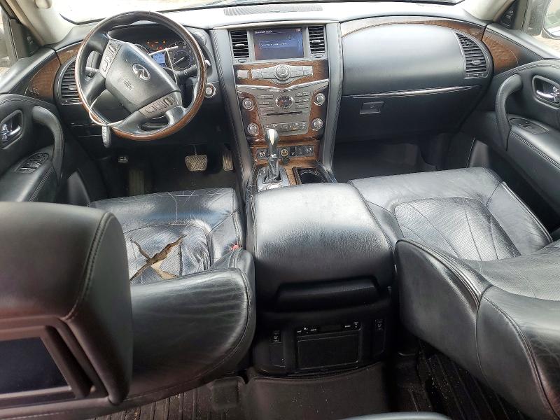 2014 Infiniti Qx80 VIN JN8AZ2NE2E9066549 COPART salvage auction — FRONT END, Md - Cert Of Salvage > 75% Damage, sold $400 on 2026-07-21 (photo 8)