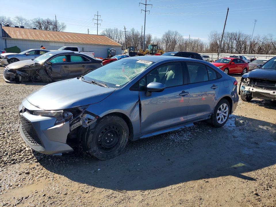 2022 Toyota Corolla VIN 5YFEPMAE6NP330256 COPART salvage auction — FRONT END, Oh - Cert Of Title-Salvage, sold $4,850 on 2026-07-31 (photo 1)