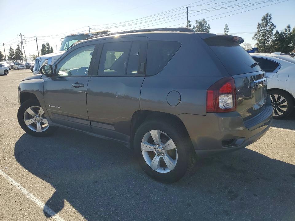 2016 Jeep Compass VIN 1C4NJCBA5GD569097 COPART salvage auction — FRONT END, Ca - Salvage Certificate, sold $1,700 on 2026-07-02 (photo 2)