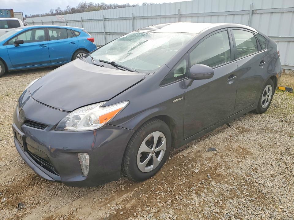 2014 Toyota Prius VIN JTDKN3DU9E1787041 COPART salvage auction — ROOF, Ca - Salvage Certificate, sold $1,900 on 2026-07-06 (photo 1)