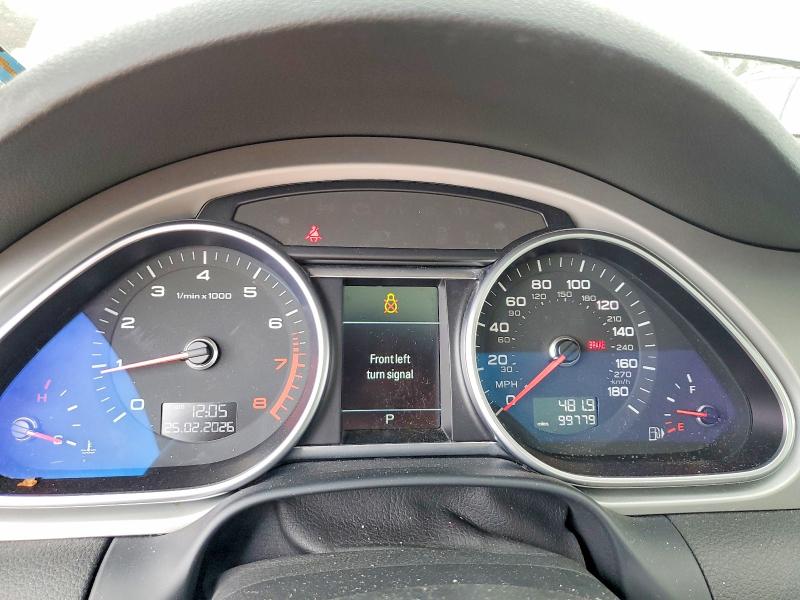2015 Audi Q7 VIN WA1LGAFE0FD015062 COPART salvage auction — FRONT END, Ms - Cert Of Title-Salvaged, sold $2,000 on 2026-07-09 (photo 9)