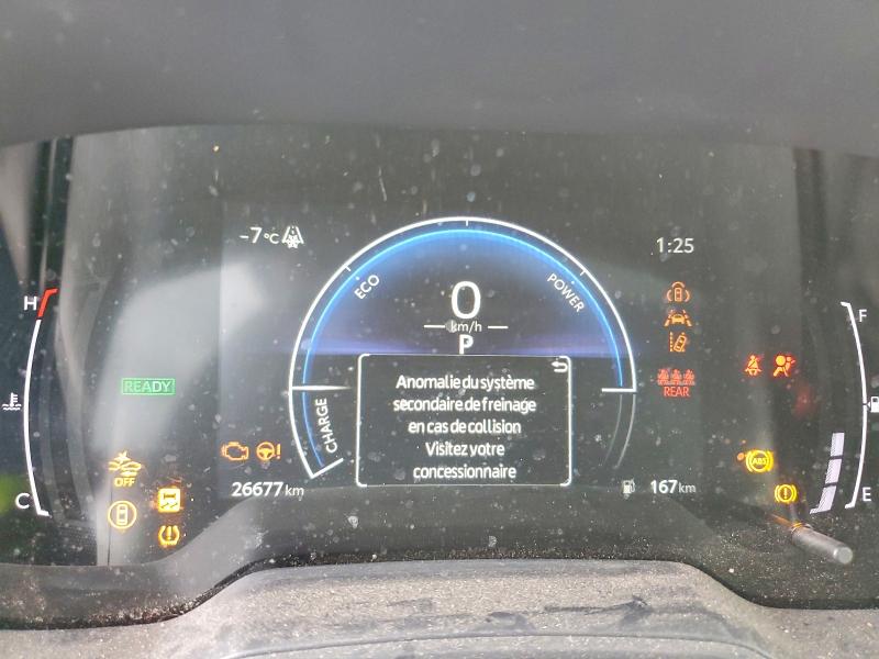 2025 Toyota Corolla VIN JTDBDMHE4S3021357 COPART salvage auction — FRONT END, Qc - Irrecuperable, sold $10,200 on 2026-07-21 (photo 9)
