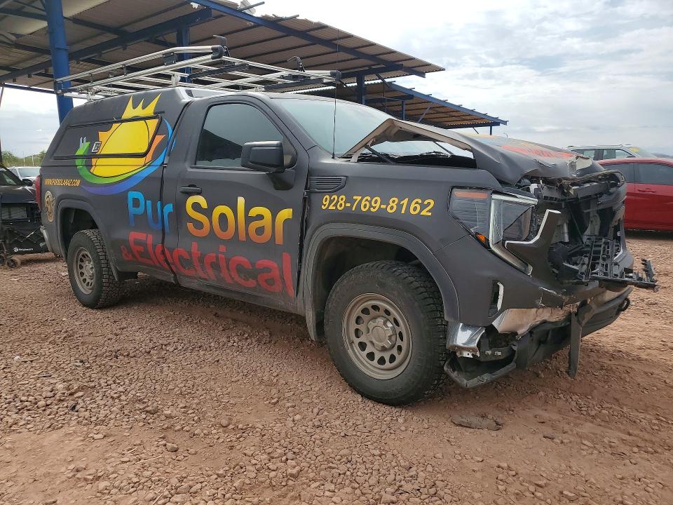 2023 Gmc SIERRA VIN 3GTNUAED0PG315205 COPART salvage auction — FRONT END, Salvage Title, sold $15,000 on 2026-07-21 (photo 4)