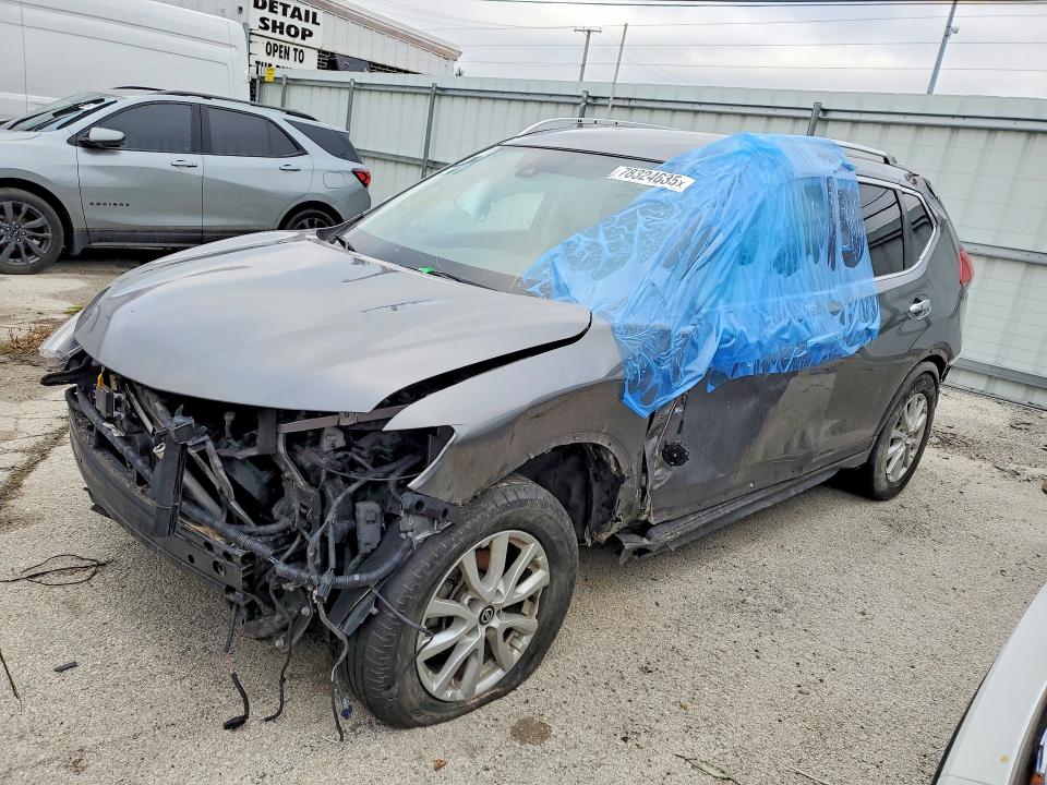 2019 Nissan Rogue sport VIN KNMAT2MV1KP536950 COPART salvage auction — FRONT END, Il - Certificate Of Title, sold $1,850 on 2026-07-20 (photo 1)
