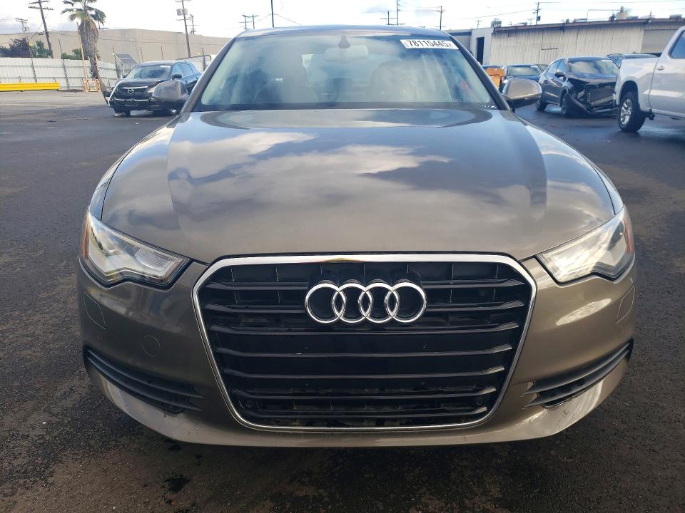 2014 Audi A6 VIN WAUGFAFC4EN079930 COPART salvage auction — MECHANICAL, Ca - Cert Of Title Or Salvage Acq, sold $1,300 on 2026-07-08 (photo 5)