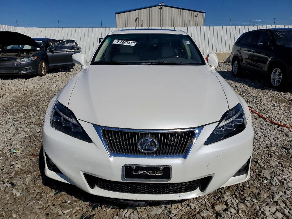 2012 Lexus Is VIN JTHCF5C21C5059490 COPART salvage auction — FRONT END, In - Certificate Of Title (P), sold $2,150 on 2026-07-02 (photo 5)
