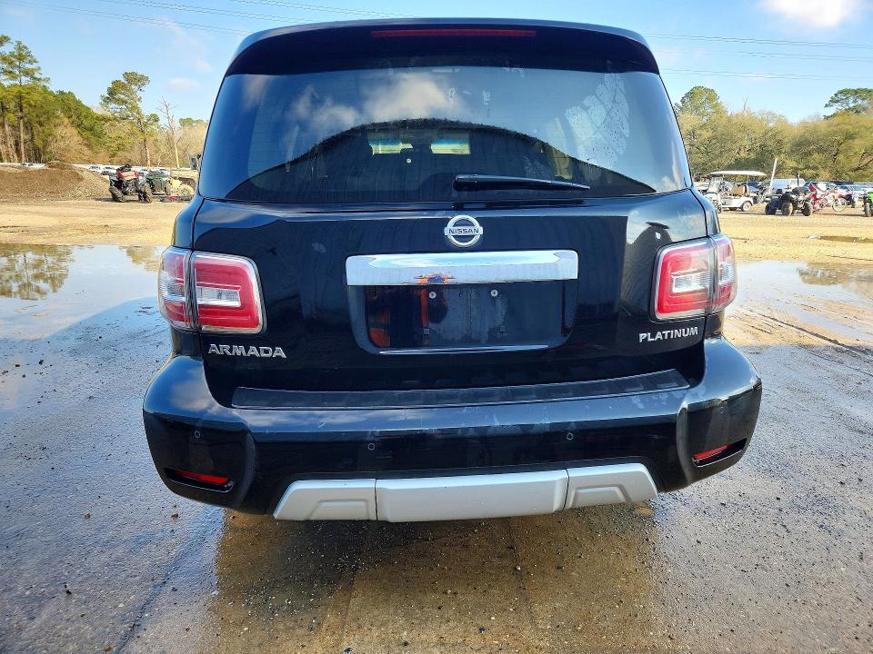 2017 Nissan Armada VIN JN8AY2NF9H9302470 COPART salvage auction — MINOR DENT/SCRATCHES, La - Certificate Of Title, sold $4,250 on 2026-07-20 (photo 6)