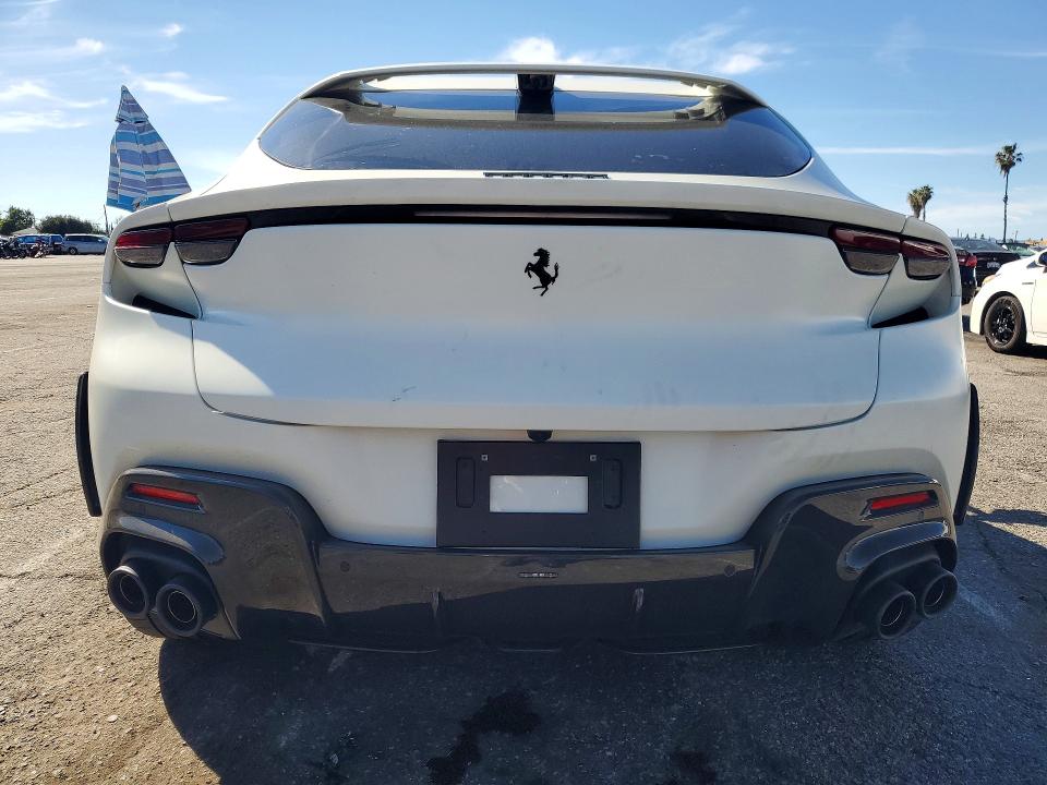 2024 Ferrari Purosangue VIN ZSG06VTA0R0302192 COPART salvage auction — FRONT END, Ca - Salvage Certificate, sold $207,000 on 2026-07-28 (photo 6)