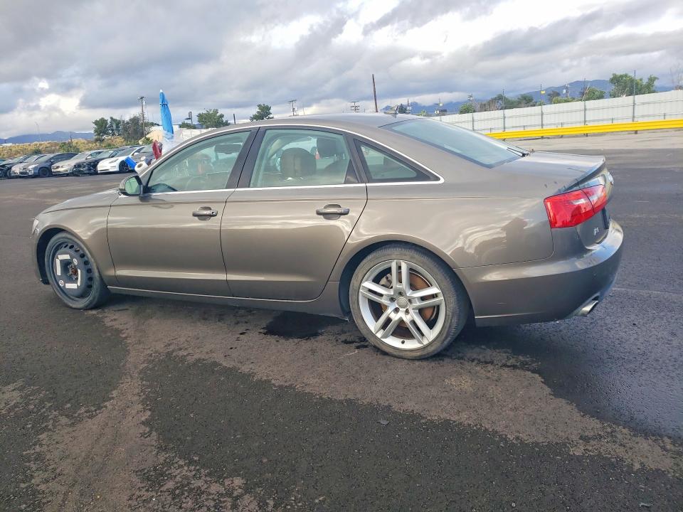 2014 Audi A6 VIN WAUGFAFC4EN079930 COPART salvage auction — MECHANICAL, Ca - Cert Of Title Or Salvage Acq, sold $1,300 on 2026-07-08 (photo 2)