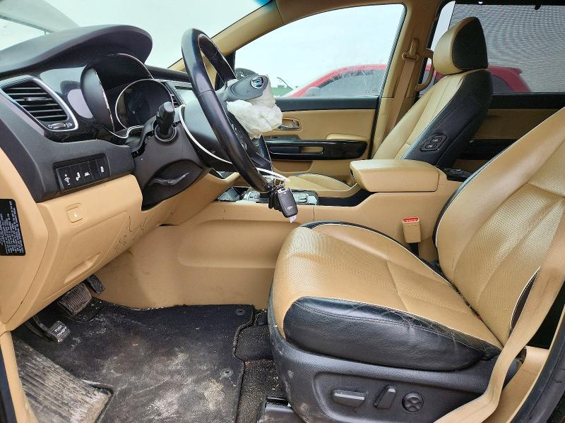 2017 Kia SEDONA VIN KNDMC5C15H6256668 COPART salvage auction — FRONT END, Il - Salvage Certificate, sold $2,050 on 2026-07-16 (photo 7)