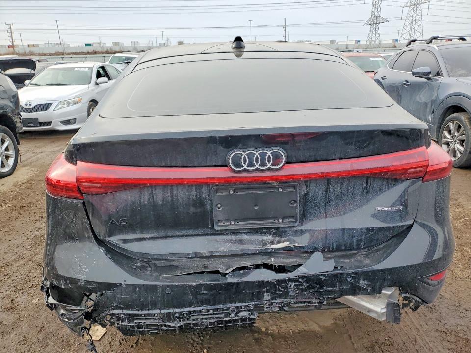 2025 Audi A6 VIN WAU2DAGH2SA016483 COPART salvage auction — REAR END, Il - Salvage Certificate, sold $27,500 on 2026-07-07 (photo 6)
