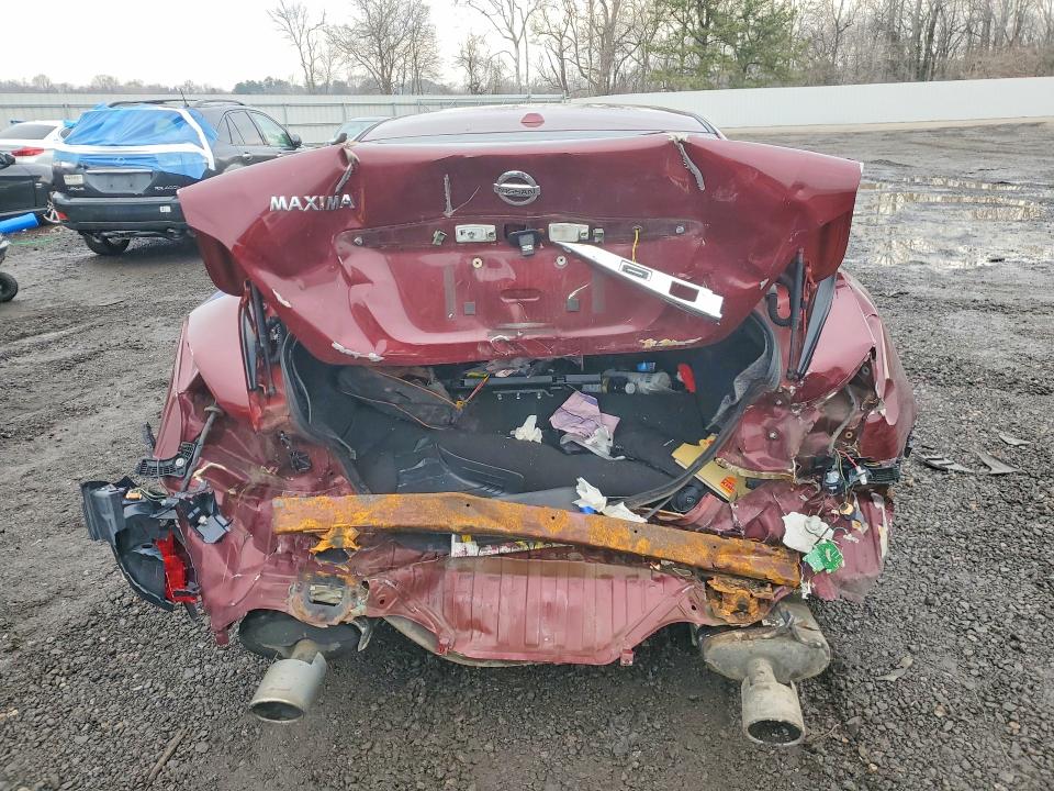 2013 Nissan Maxima VIN 1N4AA5AP3DC844974 COPART salvage auction — REAR END, Md - Cert Of Salvage > 75% Damage, sold $200 on 2026-07-10 (photo 6)