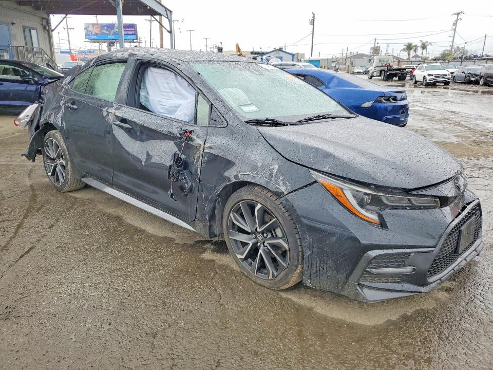2021 Toyota Corolla VIN JTDS4MCE7MJ075256 COPART salvage auction — ALL OVER, Ca - Salvage Certificate, sold $1,250 on 2026-07-16 (photo 4)