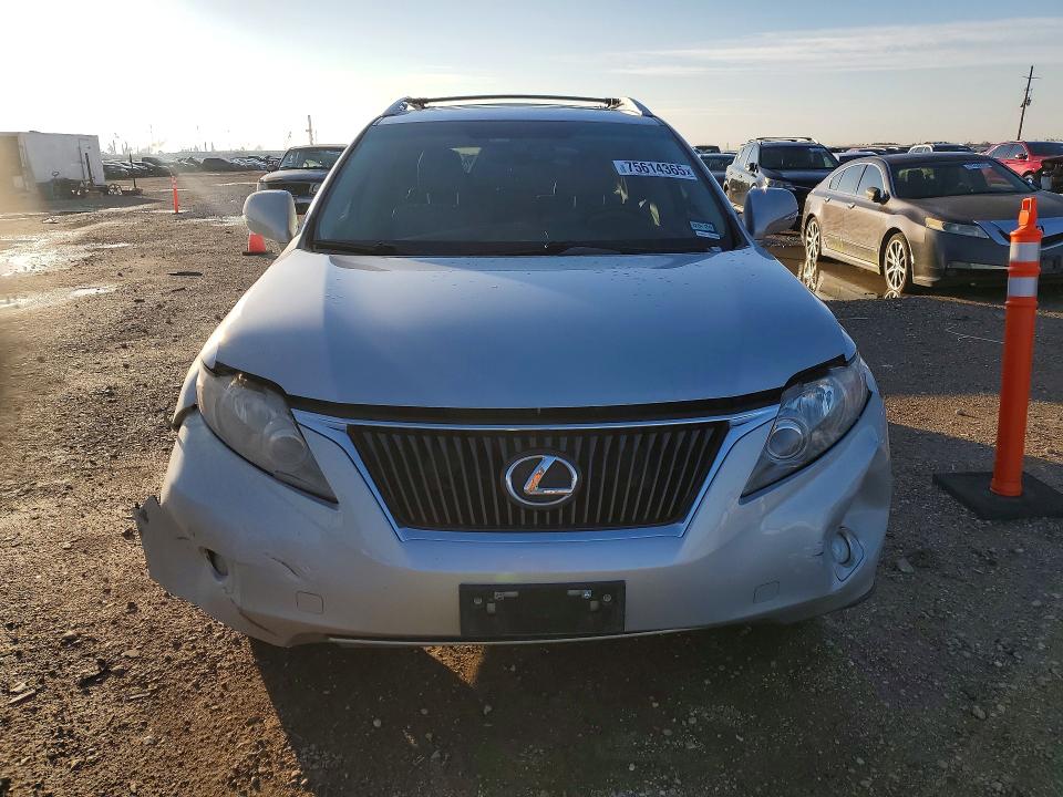 2010 Lexus Rx 350 VIN 2T2ZK1BAXAC035421 COPART salvage auction — FRONT END, Tx - Salvage Vehicle Title, sold $5,000 on 2026-07-02 (photo 5)