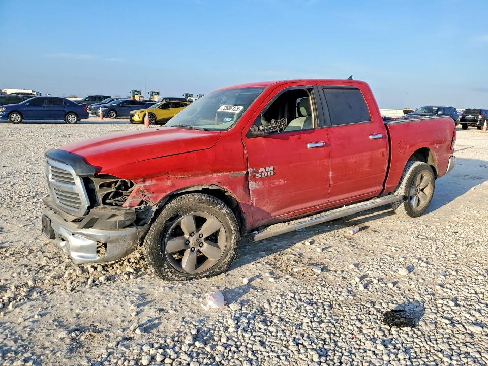 2015 Ram 1500 VIN 1C6RR6LM6FS669425 COPART salvage auction — FRONT END, Tx - Salvage Vehicle Title, sold $3,100 on 2026-07-09 (photo 1)