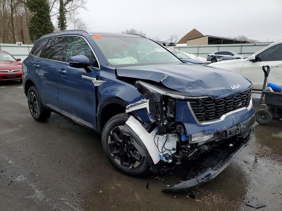 2026 Kia Sorento VIN 5XYRLDJC4TG419515 COPART salvage auction — FRONT END, Nj - Cert Of Title-Salvage, sold $10,900 on 2026-07-09 (photo 4)