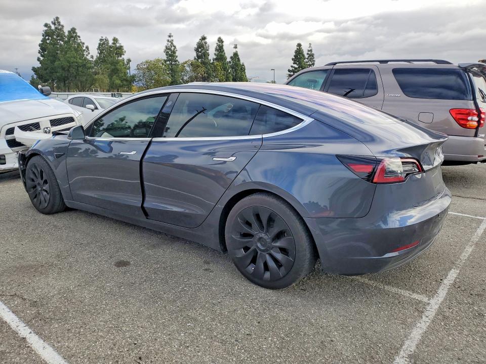 2018 Tesla Model 3 VIN 5YJ3E1EAXJF025660 COPART salvage auction — FRONT END, Ca - Salvage Certificate, sold $4,800 on 2026-07-16 (photo 2)