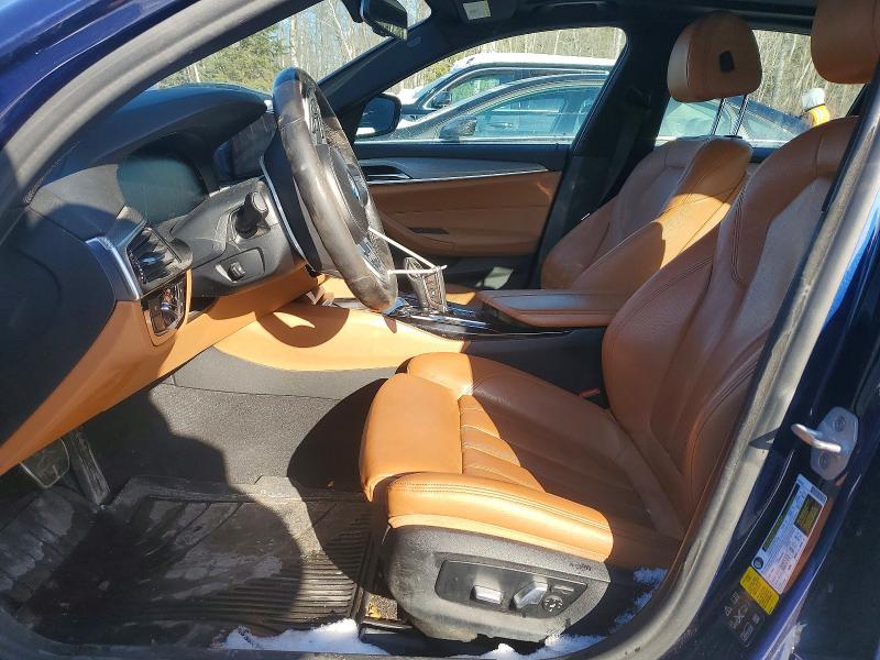2019 BMW 5er VIN WBAJA7C51KG909812 COPART salvage auction — SIDE, Salvage Title, sold $10,000 on 2026-07-14 (photo 7)