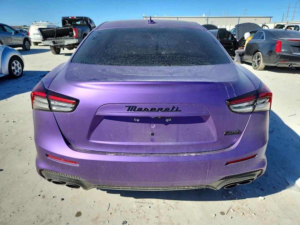 2022 Maserati Ghibli VIN ZAM57YSM3N1388967 COPART salvage auction — FRONT END, Tx - Salvage Vehicle Title, sold $2,250 on 2026-07-28 (photo 6)