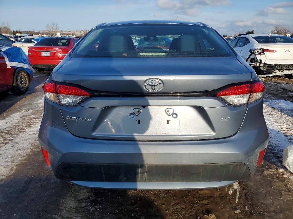2020 Toyota Corolla VIN 5YFBPRBE3LP121956 COPART salvage auction — SIDE, Salvage Title, sold $5,800 on 2026-07-09 (photo 6)