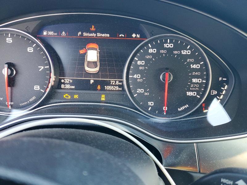 2017 Audi A7 VIN WAUW3AFC0HN014212 COPART salvage auction — FRONT END, Nj - Cert Of Title-Salvage, sold $5,100 on 2026-07-06 (photo 9)