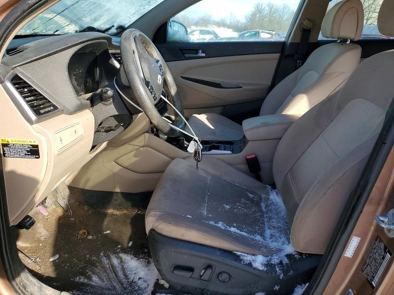 2016 Hyundai Tucson VIN KM8J3CA29GU117085 COPART salvage auction — FRONT END, Salvage Title, sold $1,200 on 2026-07-15 (photo 7)