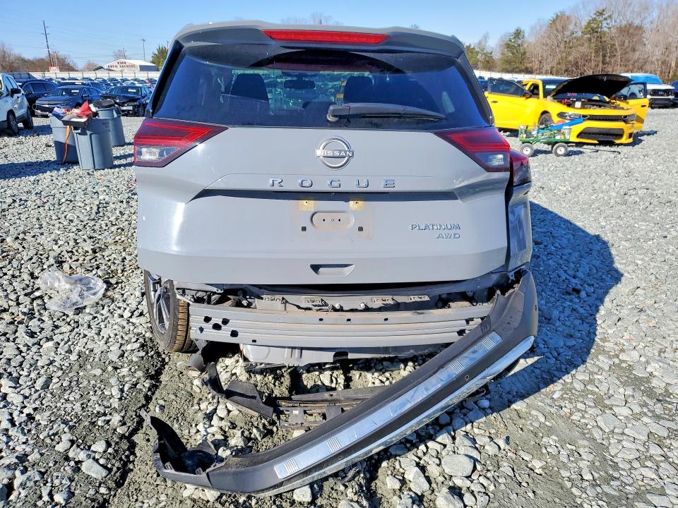 2023 Nissan Rogue VIN JN8BT3DDXPW319545 COPART salvage auction — REAR END, NC - SALVAGE CERTIFICATE OF TITLE, sold $6,900 on 2026-07-29 (photo 6)