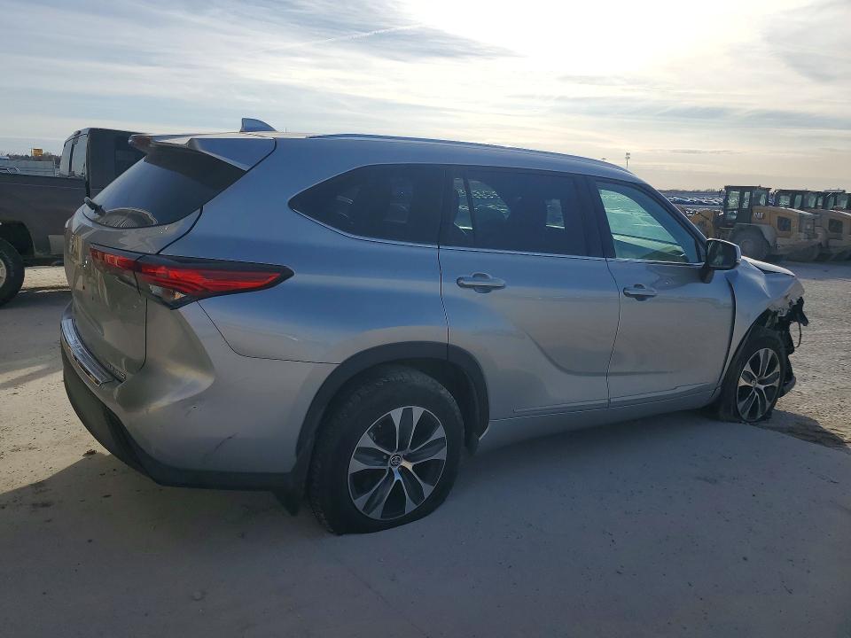 2020 Toyota Highlander VIN 5TDGZRBH5LS052639 COPART salvage auction — FRONT END, Ne - Cert Of Title-Salvage, sold $1,850 on 2026-07-21 (photo 3)