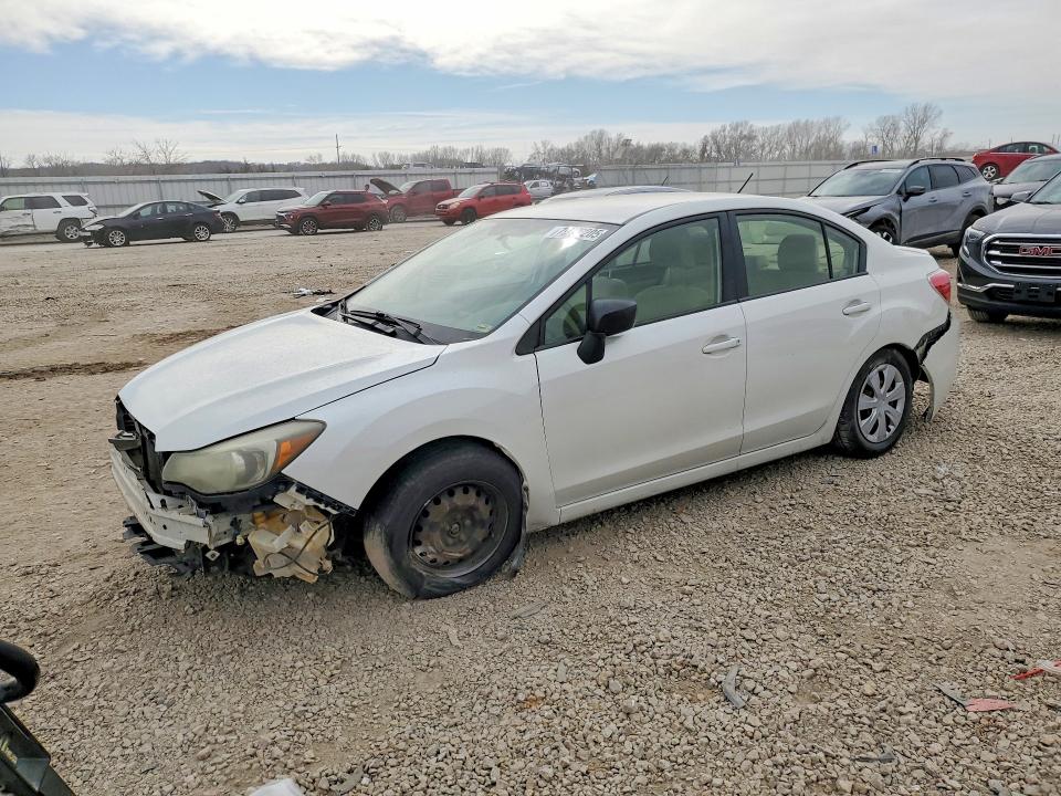 2016 Subaru Impreza VIN JF1GJAA65GG003617 COPART salvage auction — FRONT END, Mo - Salvage Certificate Of Title, sold $700 on 2026-07-07 (photo 1)