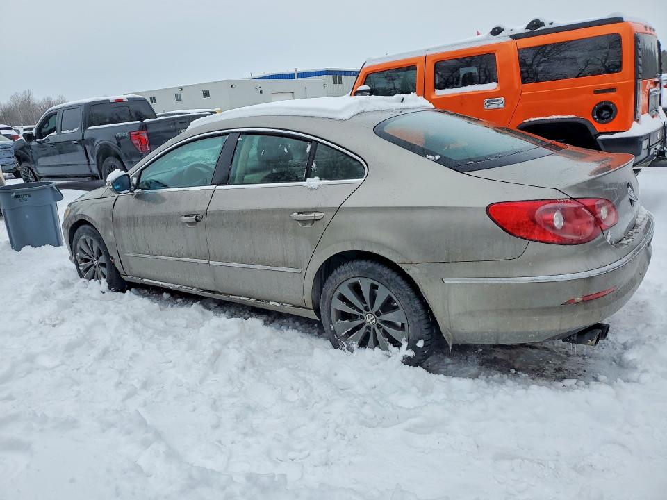 2010 Volkswagen Passat cc VIN WVWML9AN3AE511259 COPART salvage auction — FRONT END, On - Permit No Brand - Unfit, sold $225 on 2026-08-11 (photo 2)