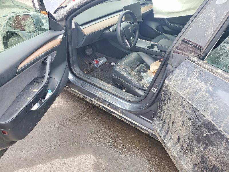 2023 Tesla Model 3 VIN 5YJ3E1EA4PF700170 COPART salvage auction — SIDE, Nj - Cert Of Title-Salvage, sold $150 on 2026-07-14 (photo 8)