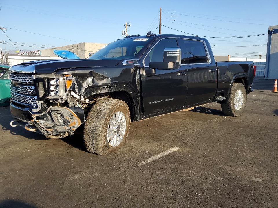2022 Gmc SIERRA VIN 1GT49RE79NF161453 COPART salvage auction — Front End, CA - SALVAGE CERTIFICATE (P), sold $21,100 on 2026-03-23 (photo 1)