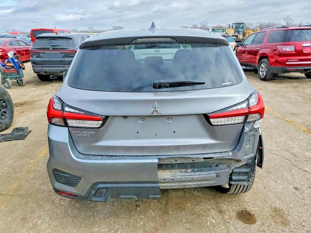 2020 Mitsubishi Outlander VIN JA4AR3AU0LU024836 COPART salvage auction — REAR END, Ks - Cert Of Title-Salvage, sold $3,250 on 2026-07-22 (photo 6)