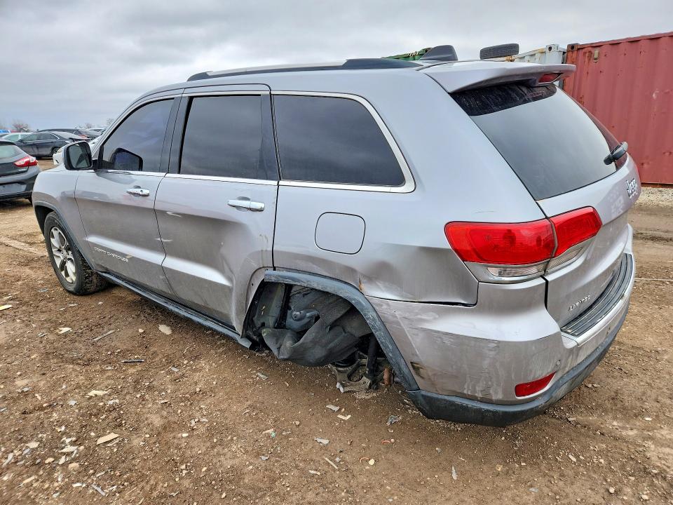 2015 Jeep Grand cherokee VIN 1C4RJFBG4FC205507 COPART salvage auction — FRONT END, Il - Salvage Certificate, sold $2,300 on 2026-07-09 (photo 2)