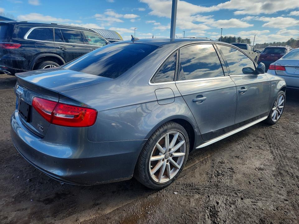 2014 Audi A4 VIN WAUFFAFL8EA006174 COPART salvage auction — FRONT END, Wv - Certificate Of Title, sold $2,500 on 2026-07-30 (photo 3)